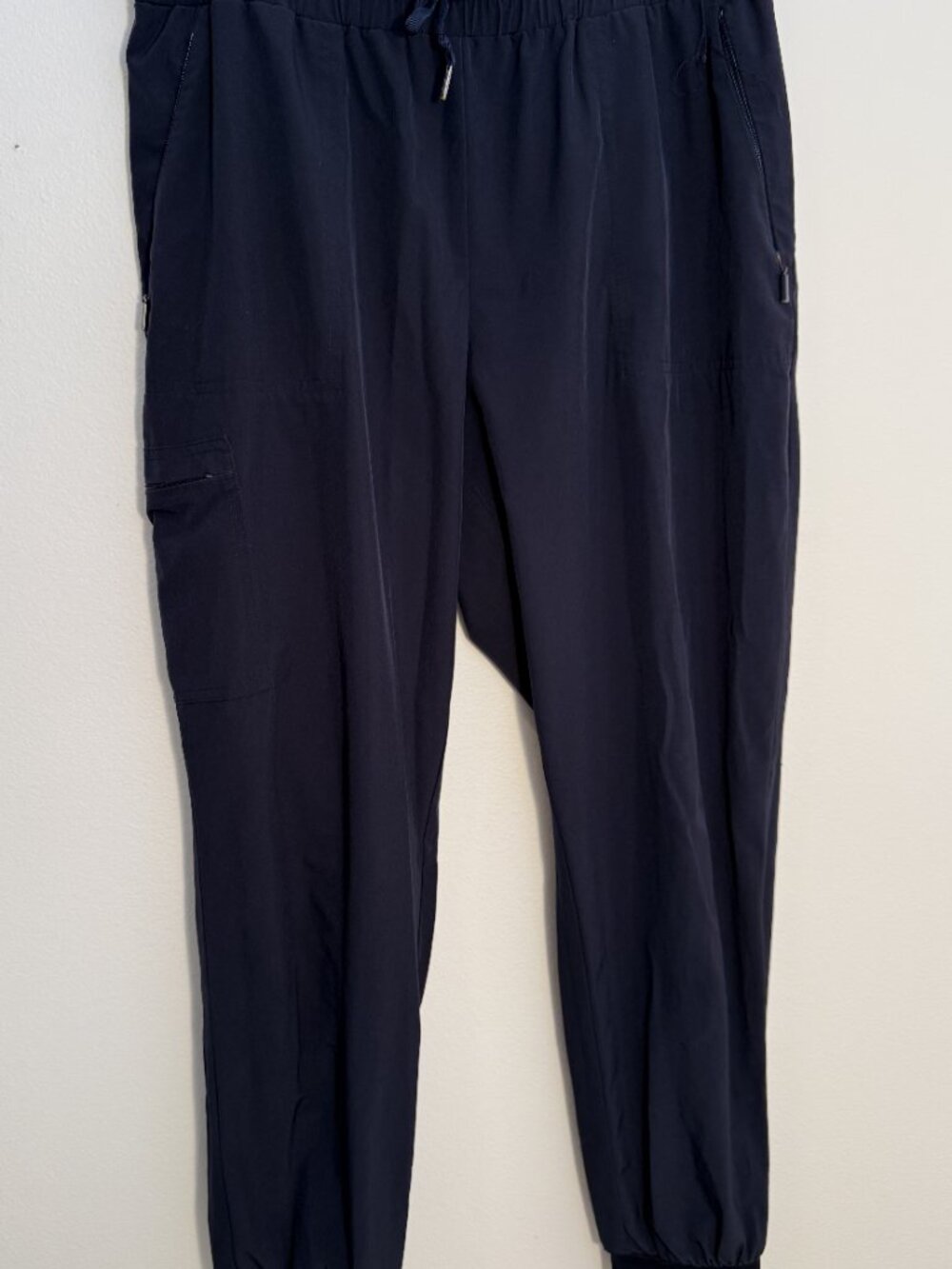 Chicos Zengergy Pants Womens 1.5 R Medium Regular Length 28" Jogger Navy Blue